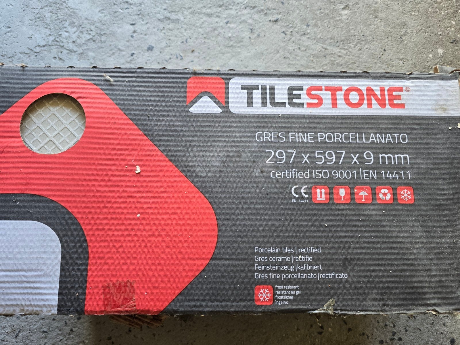 Restpartij Keramische Tegels Tilestone 30x60 cm (5 dozen – g, Ophalen, Keramiek, 5 tot 10 m², 20 tot 40 cm