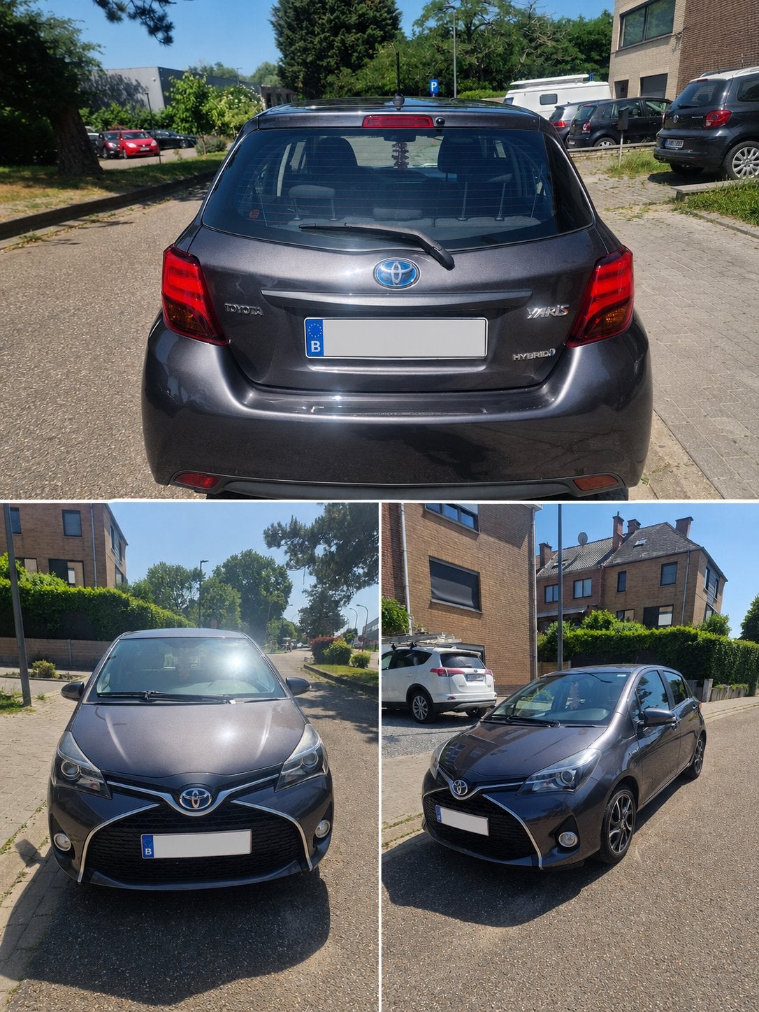 Toyota Yaris Hybrid - 2016, Argent ou Gris, Achat, Euro 6, 0 kg