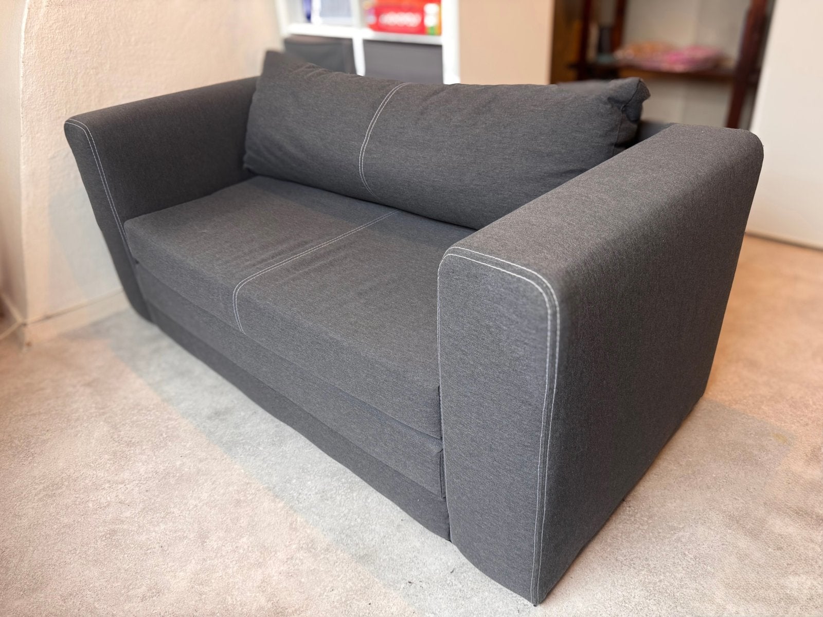 2 persoons slaapbank 150cm, Huis en Inrichting, Ophalen, Zo goed als nieuw, Tweepersoons