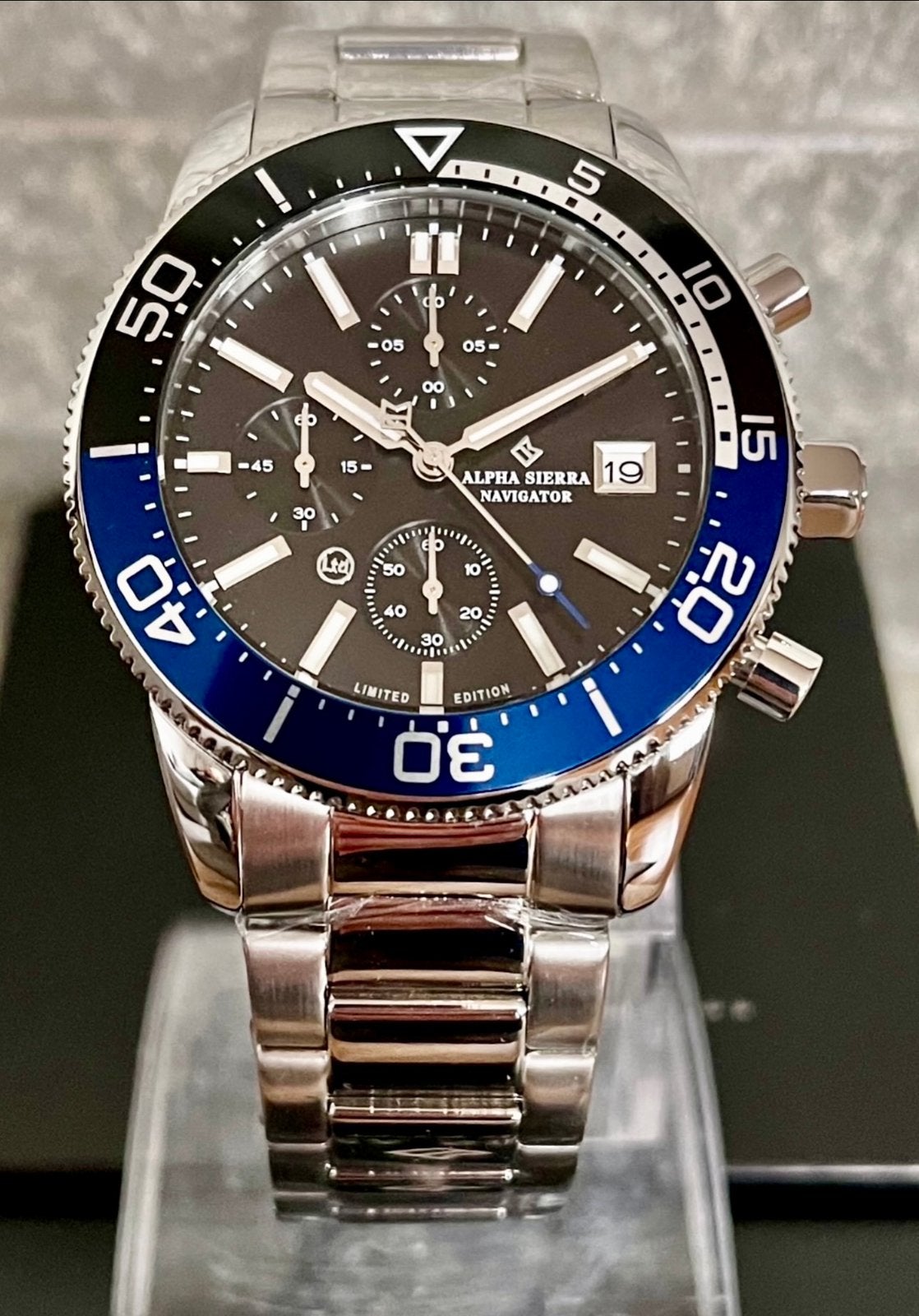 ALPHA SIERRA NAVIGATOR CHRONO TWV399€! 💯%NIEUW!, Ophalen of Verzenden, Nieuw