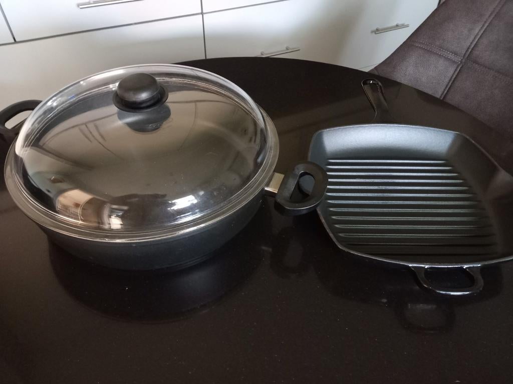 Grill en braadpan diameter 34 h8, Ophalen