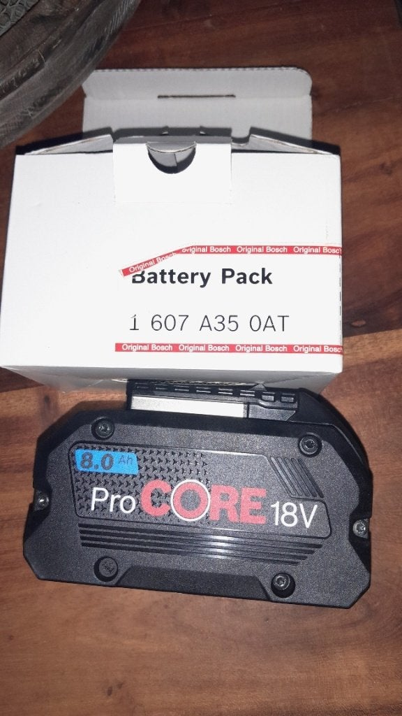 Bosch ProCORE18V 8.0 batterij, TV, Hi-fi & Vidéo, Batteries, Enlèvement, Neuf, Rechargeable