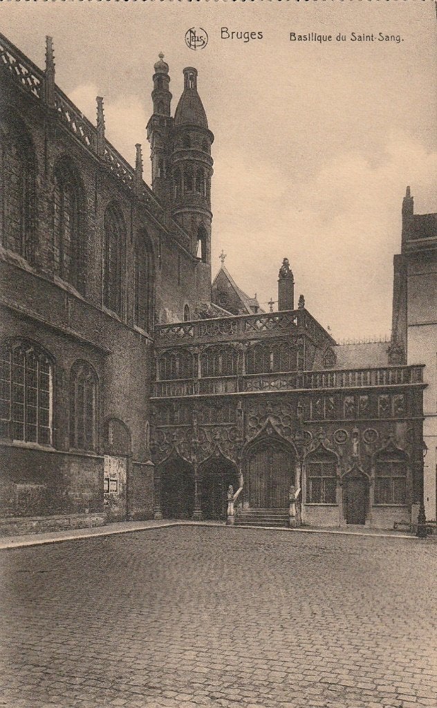 Brugge; Basilique du Saint-Sang, Verzamelen, Postkaarten | België, Ophalen of Verzenden, Ongelopen, West-Vlaanderen
