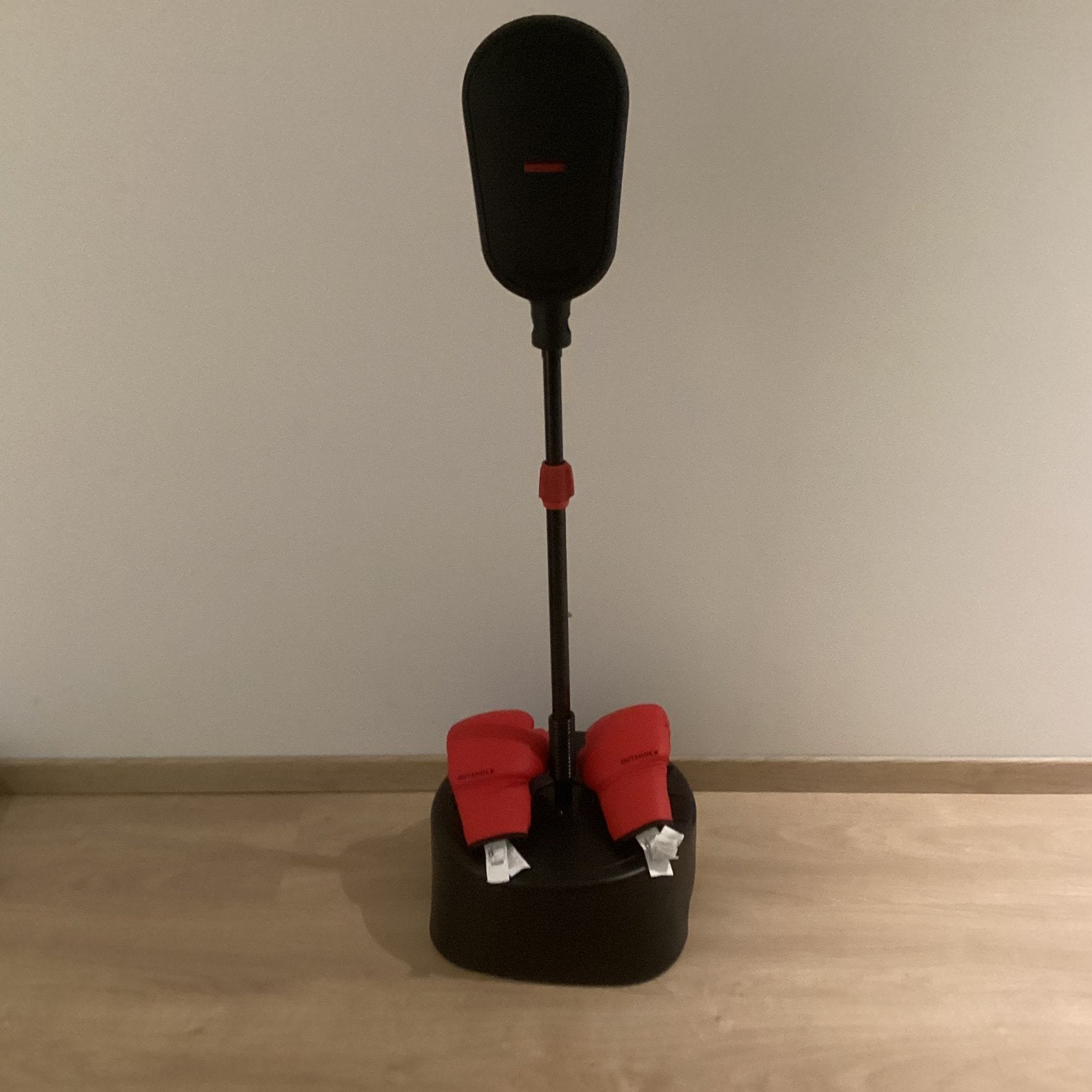 Set boksbal + bokshandschoenen voor kinderen <160cm, Sport en Fitness, Ophalen of Verzenden, Zo goed als nieuw, Boksbal