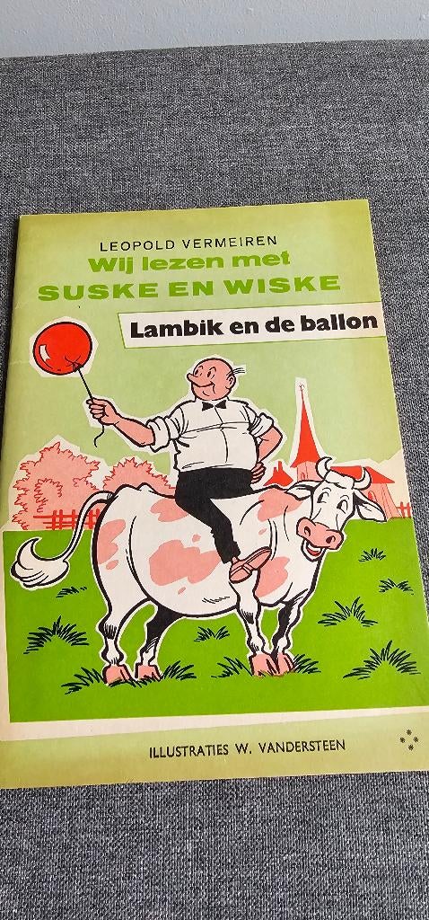 Lambik en de ballon Suske en Wiske leopold Vermeiren, Eén stripboek, Ophalen of Verzenden, Zo goed als nieuw, Willy Vandersteen