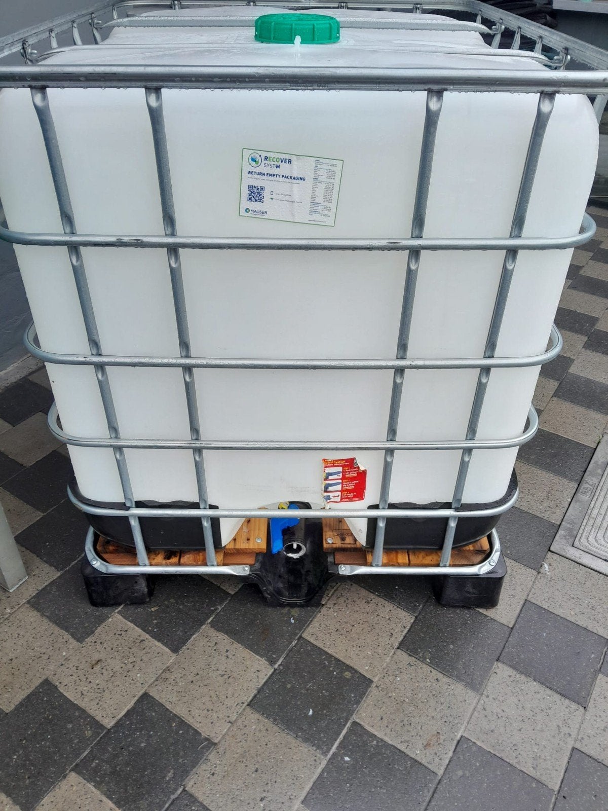 IBC ton op pvc voet, Jardin & Terrasse, Barils de pluie, Enlèvement