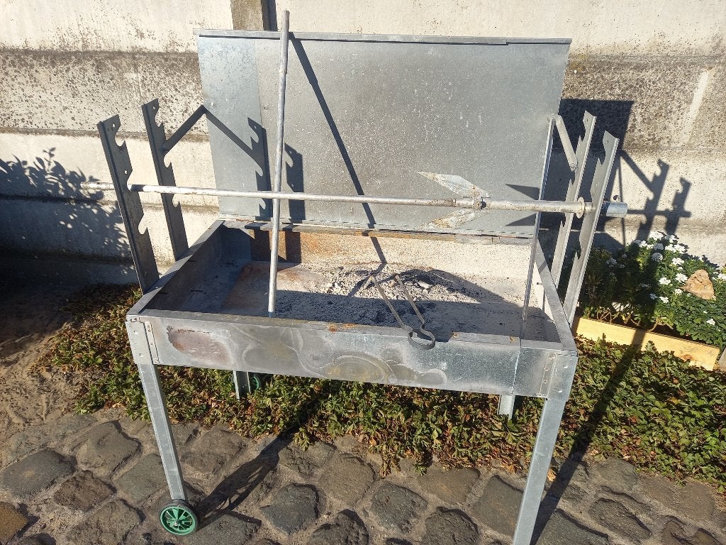 Barbecue, spit, Ophalen, Gebruikt