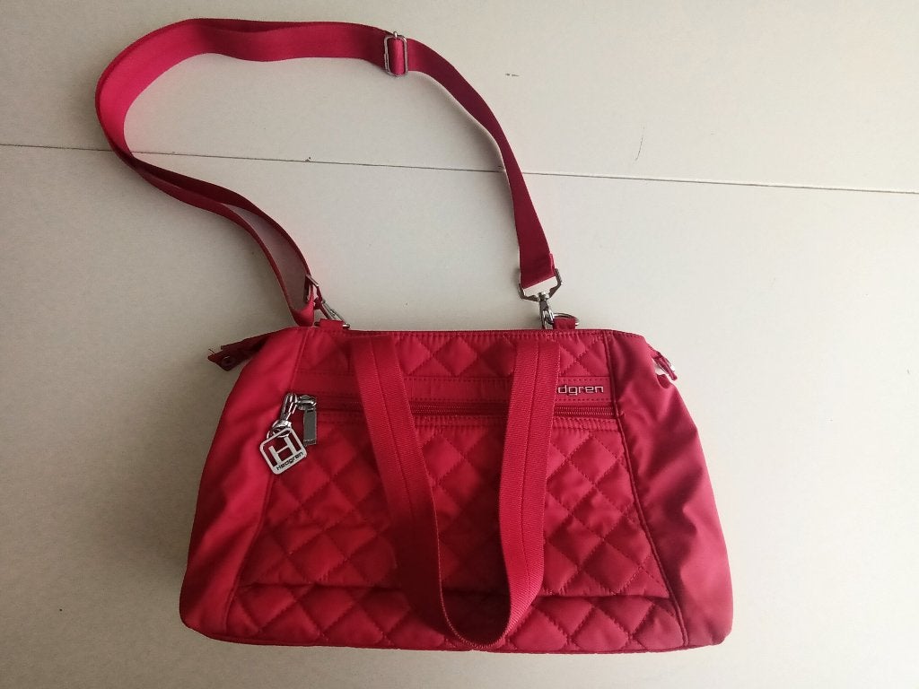 Sac à main - Hedgren - rouge, Enlèvement ou Envoi, Comme neuf, Rouge, Sac à main