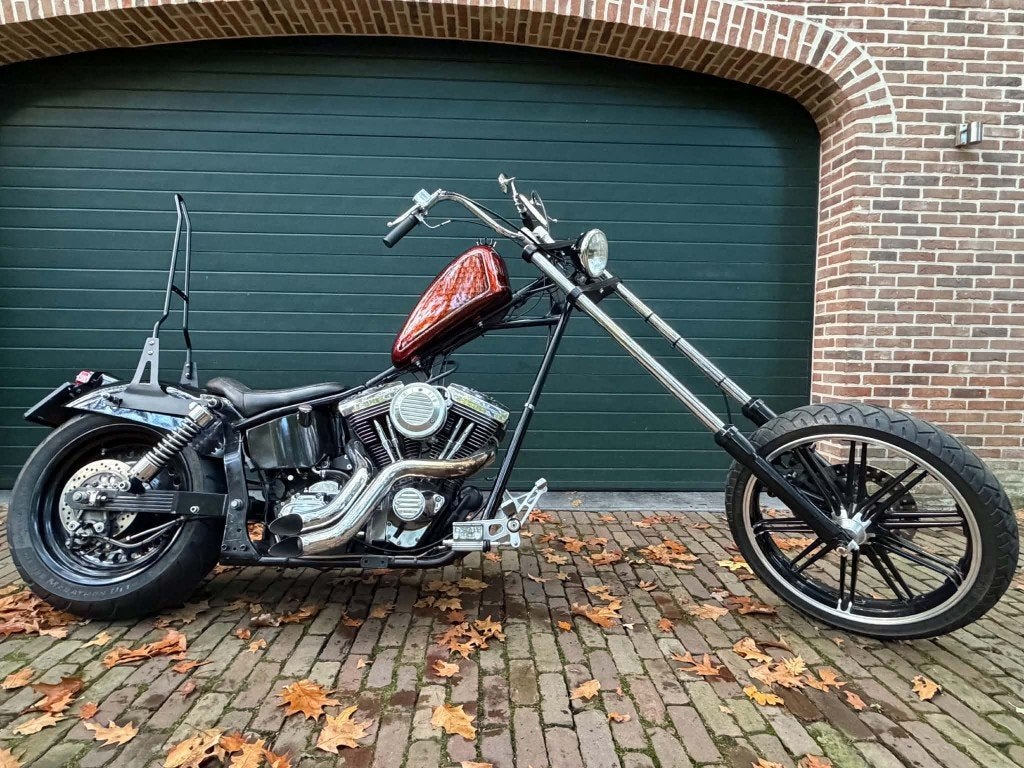 Exclusieve Lowtail Bigfoot Highneck Chopper (OIT Breda), Motoren, Cardan-aandrijving, 2 cilinders, Occasion, 1340 cc