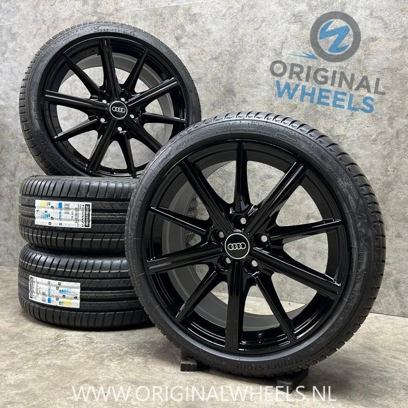 18 inch originele velgen +  zomerbanden Audi A3 S3 8Y zwart, Auto-onderdelen, 18 inch, Gebruikt, -, -
