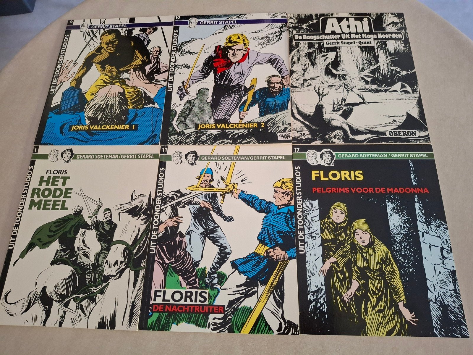 6 STRIPS van GERRIT STAPEL uit de TOONDER STUDIO'S, Ophalen of Verzenden, Zo goed als nieuw, Gerrit Stapel, Meerdere stripboeken