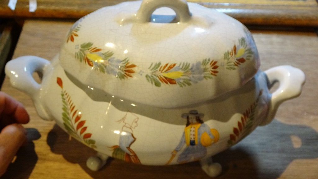 Quimper soeppan, Antiek en Kunst, Ophalen of Verzenden