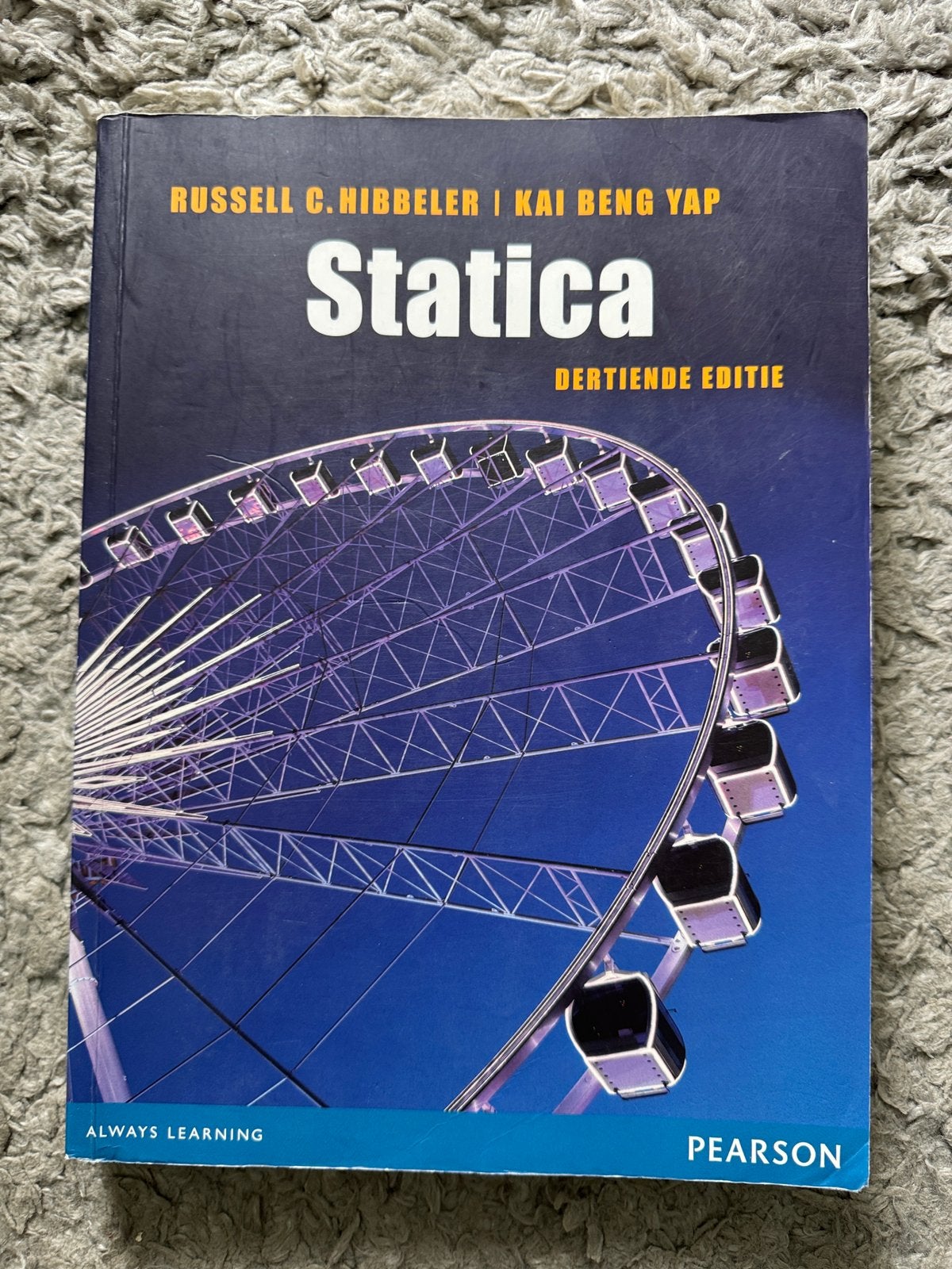 Statica - Hibbeler, Boeken, Ophalen of Verzenden, Zo goed als nieuw, Hoger Onderwijs