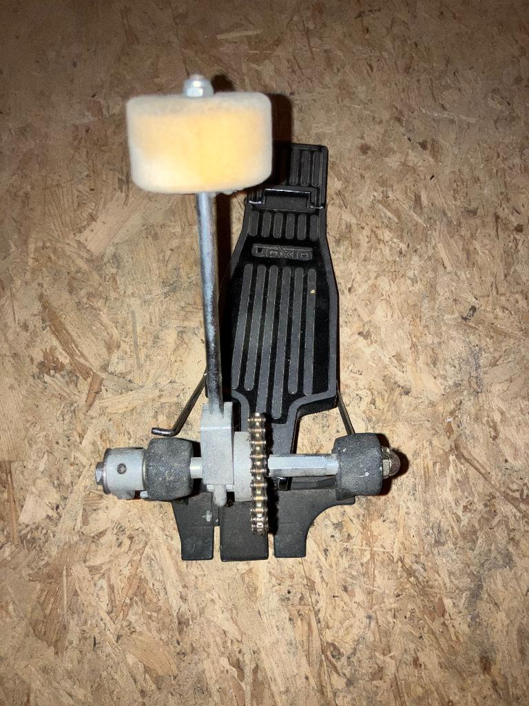 Voetpedaal drum, Ophalen, Gebruikt