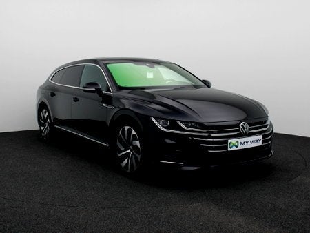 Volkswagen Arteon Shooting Brake R-Line Business Premium 1.5, Auto's, Arteon, Adaptive Cruise Control, Zwart, 154 g/km