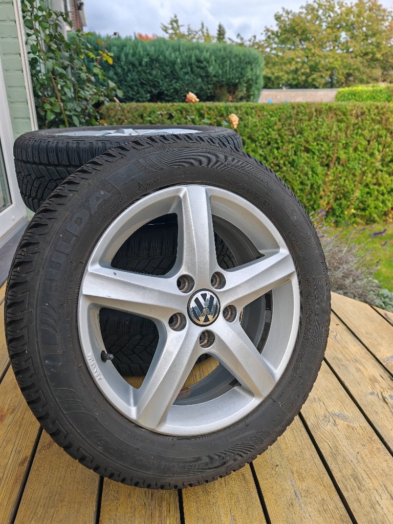 Volkswagen 16 inch velgen winterbanden, Ophalen, Gebruikt, Velg(en), 16 inch