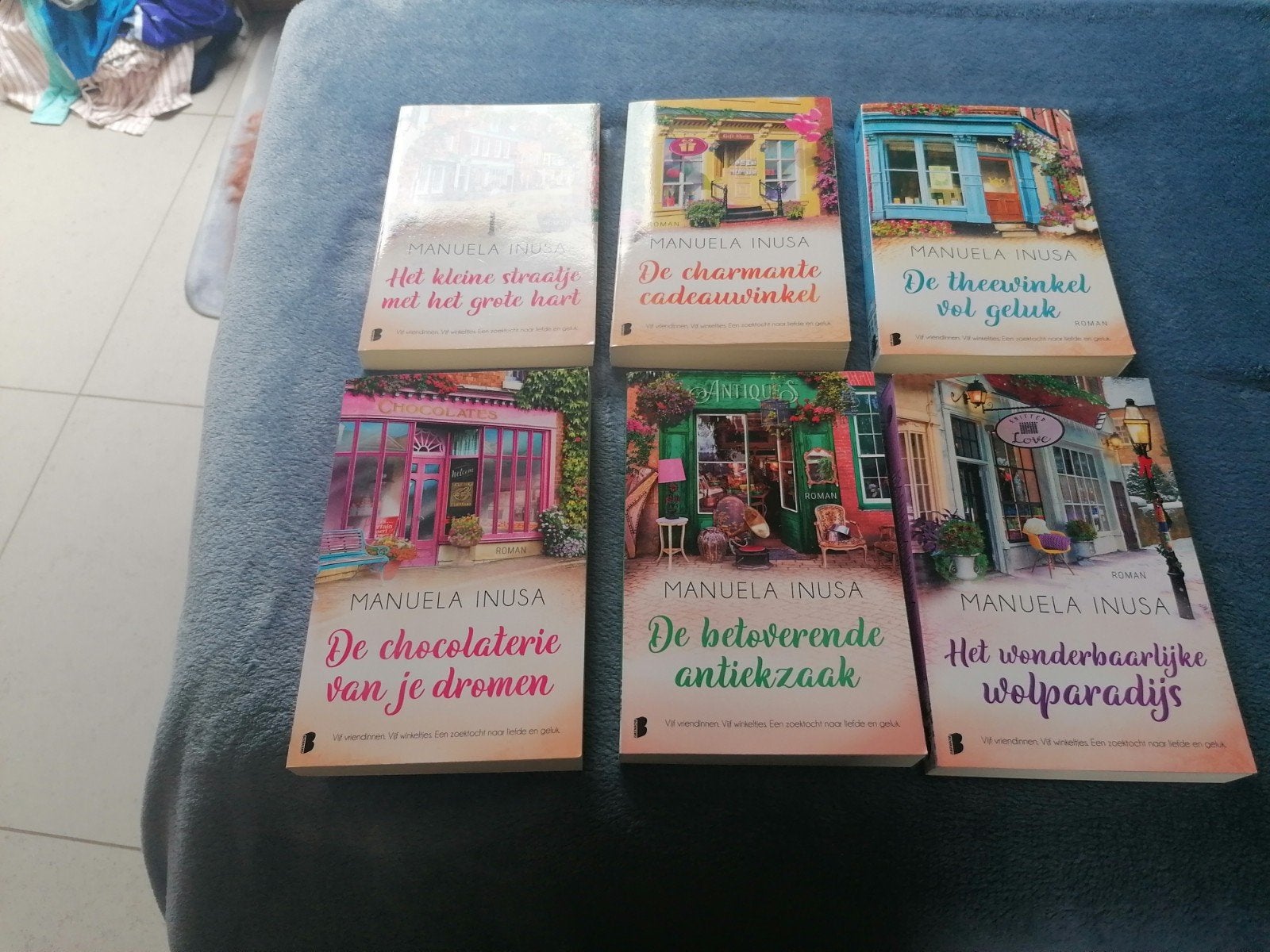 6 delige Valerie Lane boekenserie: Manuela Inusa, Boeken, Romans, Ophalen of Verzenden
