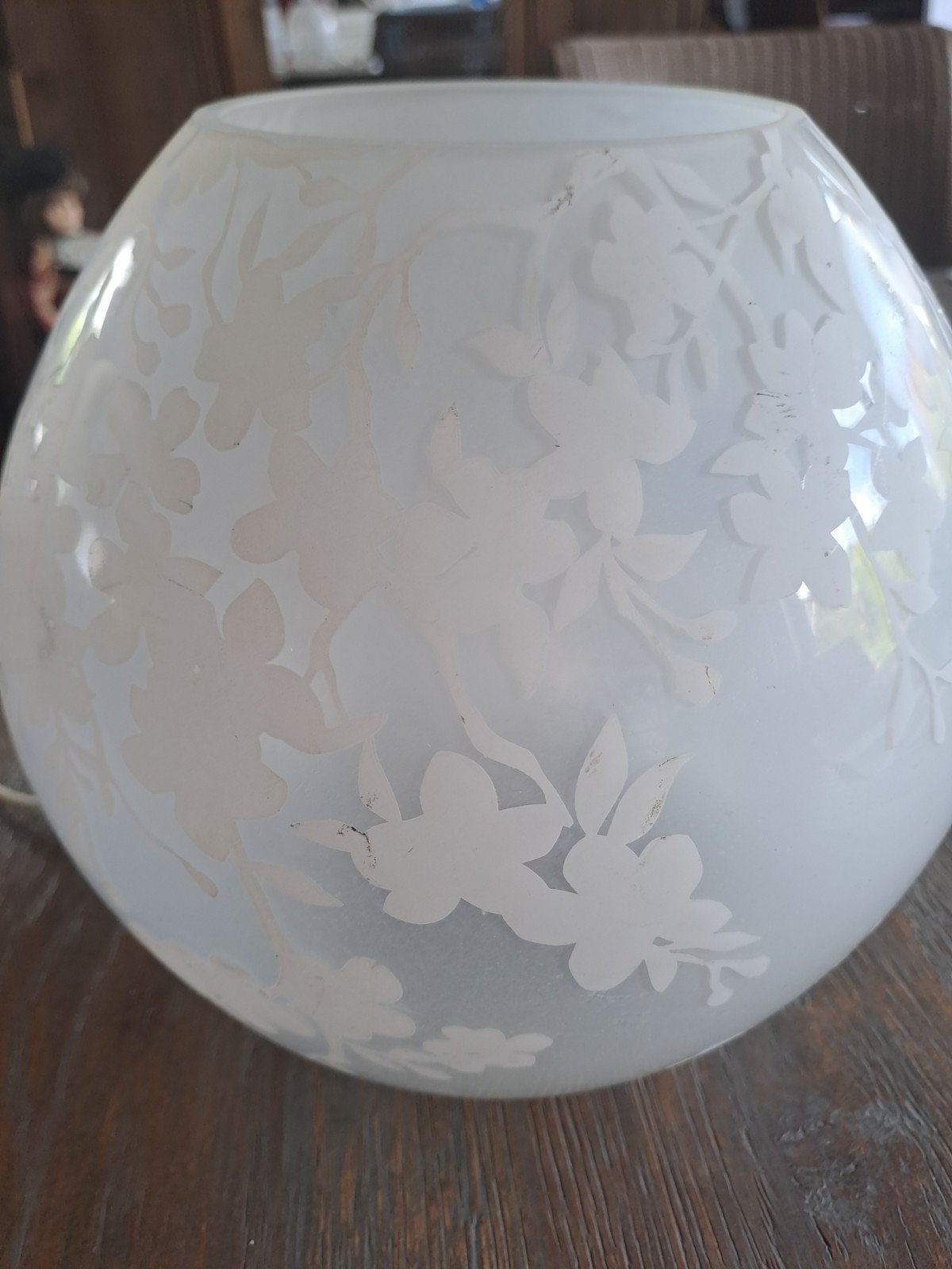sfeerlamp ikea, Maison & Meubles, Lampes | Plafonniers, Blanc, Autres types, Verre, Enlèvement