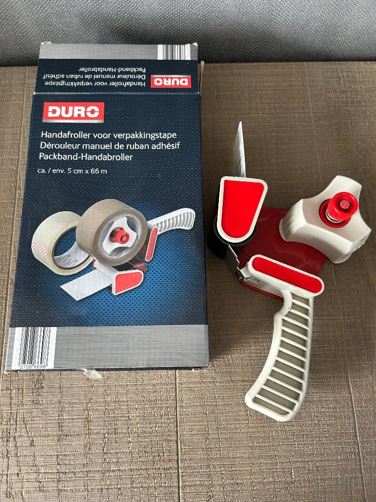 Handafroller voor verpakkingstape, Ophalen of Verzenden, Zo goed als nieuw