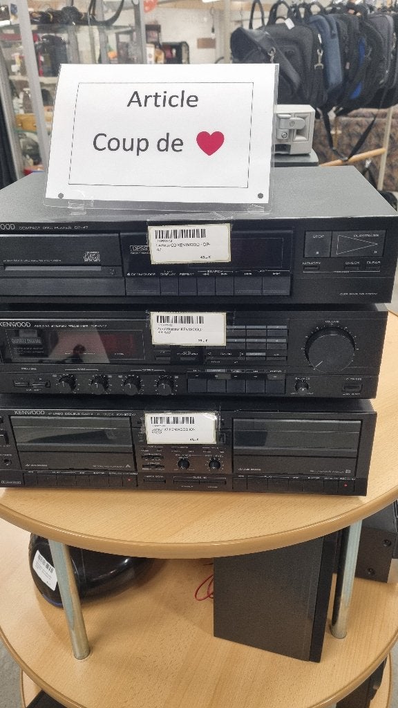 Chaine Hifi KENWOOD, Enlèvement, Utilisé, Deck cassettes ou Lecteur-enregistreur de cassettes, Autres marques