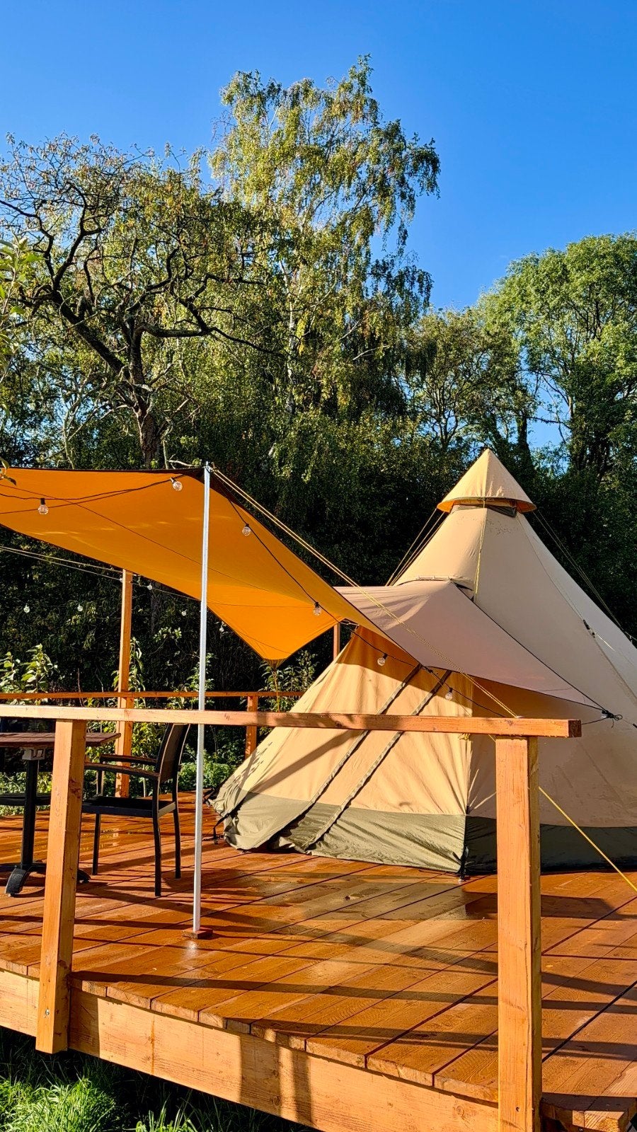 Panorama Tipi – romantisch overnachten in de Voerstreek, Vakantie, In bos, Limburg of Luik, Overige typen, Landelijk