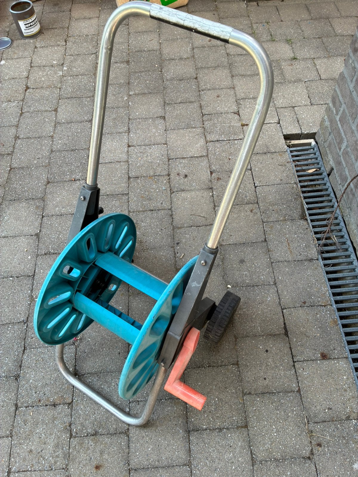 Haspel gardena voor tuinslang, Tuin en Terras, Ophalen, Zo goed als nieuw, Tuinslang