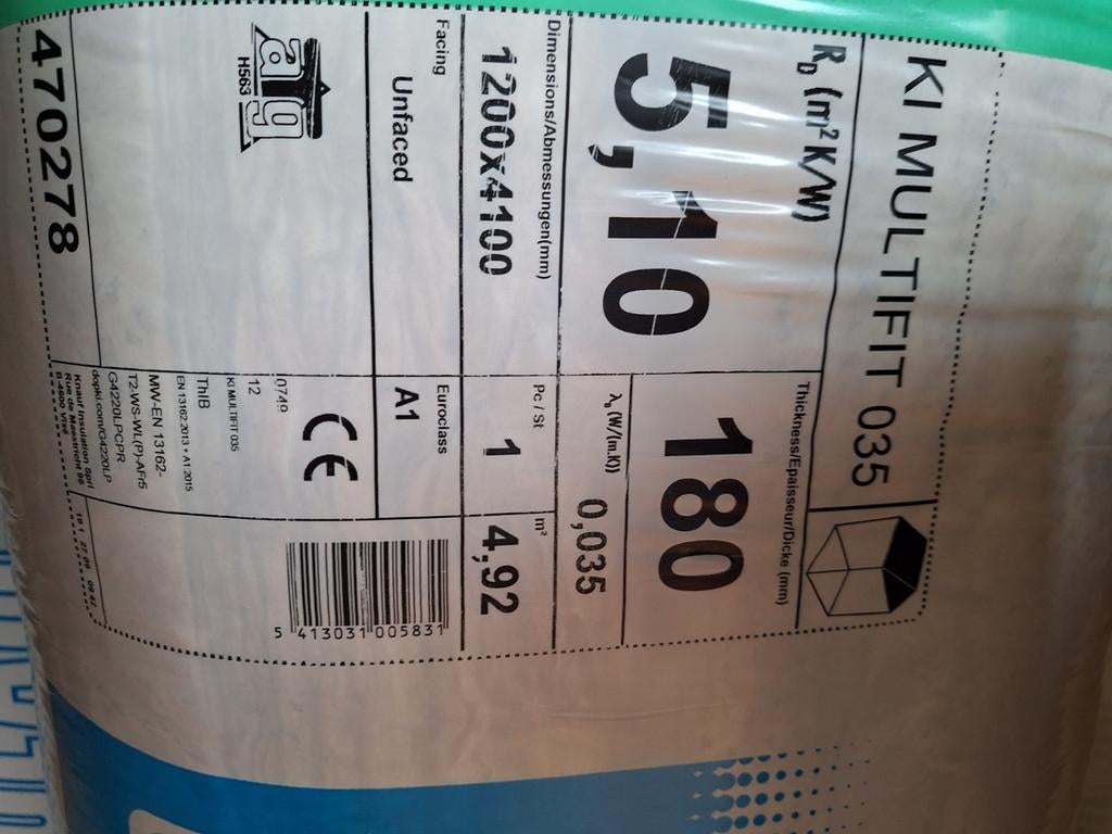 Knauf isolatie 180, Ophalen