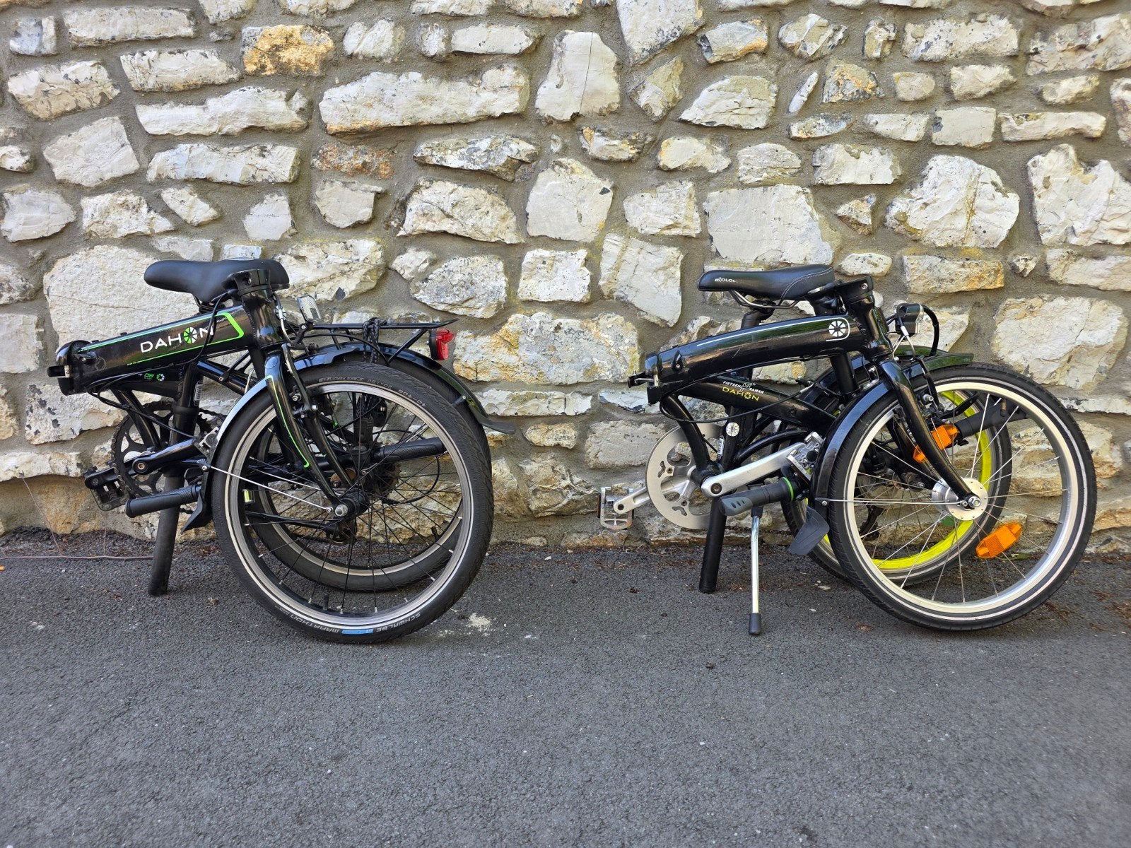 2 vélos pliables DAHON (8 Vitesses), Vélos & Vélomoteurs, Vitesses, Enlèvement, Totalement pliable, Dahon