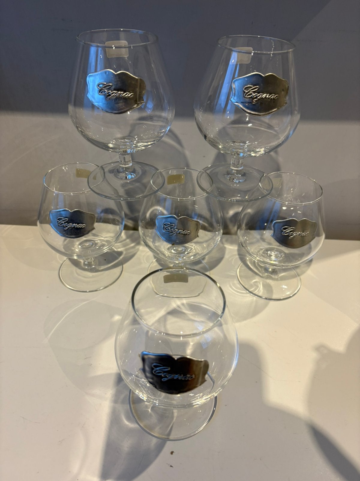 6 verres à COGNAC, Enlèvement ou Envoi, Comme neuf