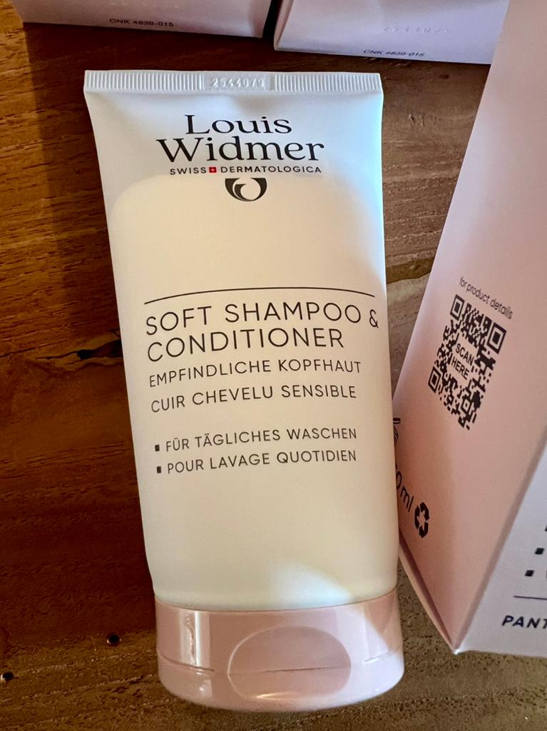 Shampooing doux Louis Widmer pour cuir chevelu sensible, Envoi, Comme neuf