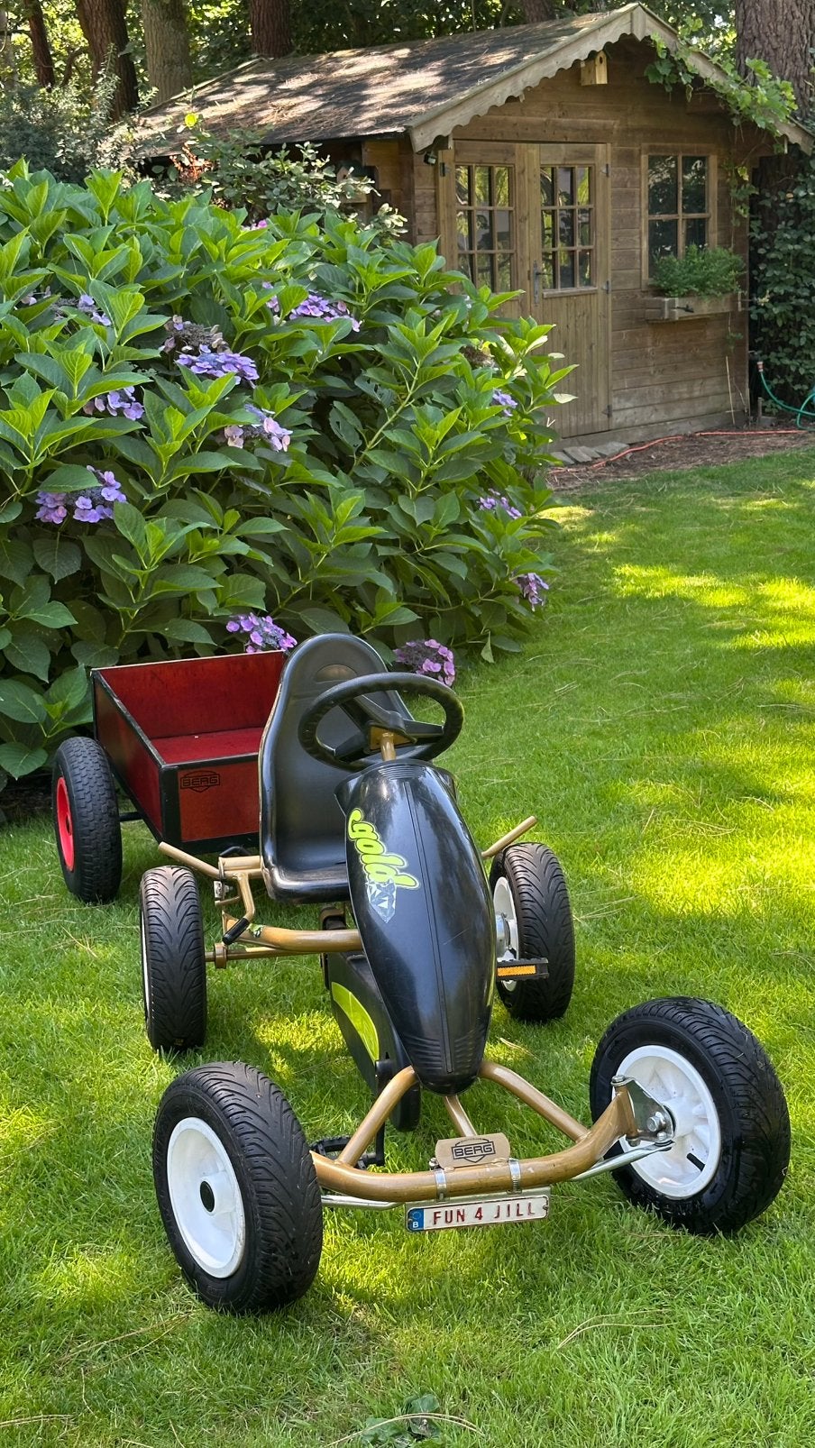 BERG Buddy skelter met kar en extra afneembaar zitje, Ophalen, Zo goed als nieuw, Berg