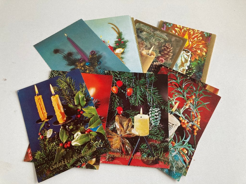 Lot de cartes vintage nostalgiques de Noël et du Nouvel An, Enlèvement ou Envoi, Neuf