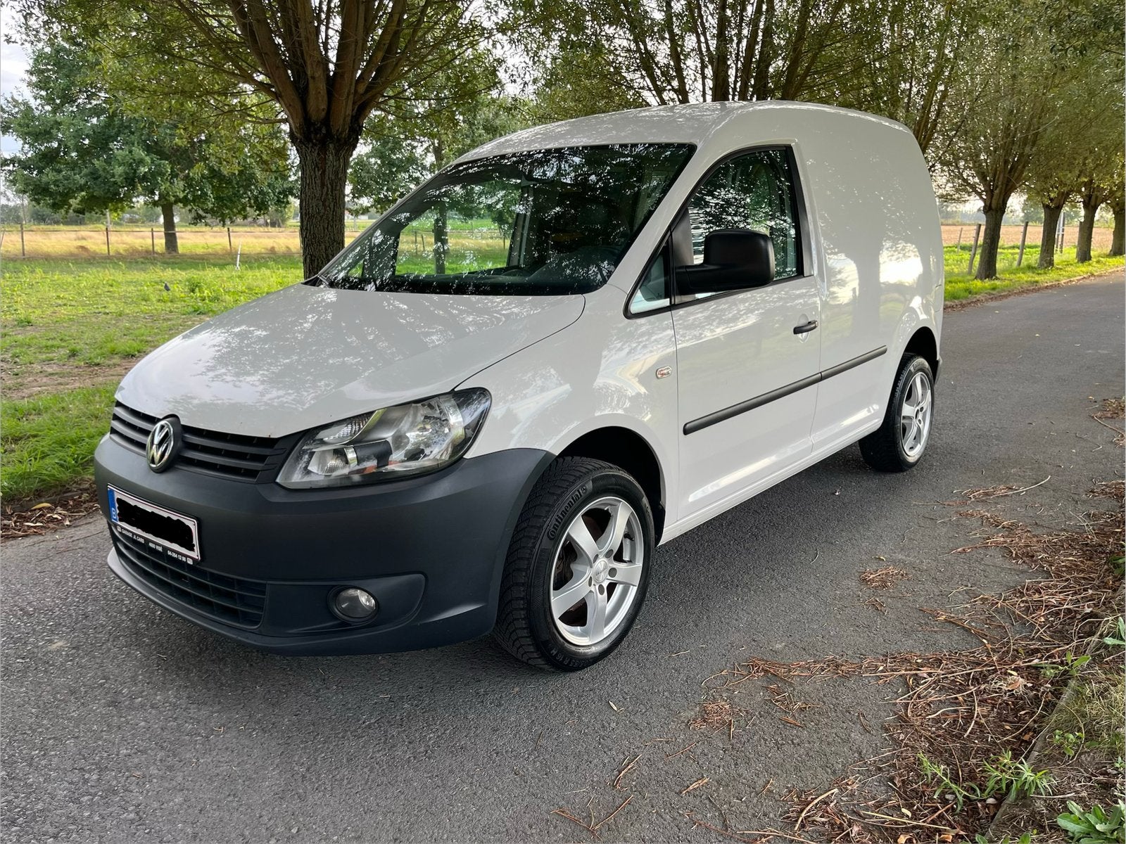 Volkswagen Caddy 1.6TDi Airco 185dkm Eur5 propere staat!, Auto's, Voorwielaandrijving, 4 cilinders, Volkswagen, Leder en Stof