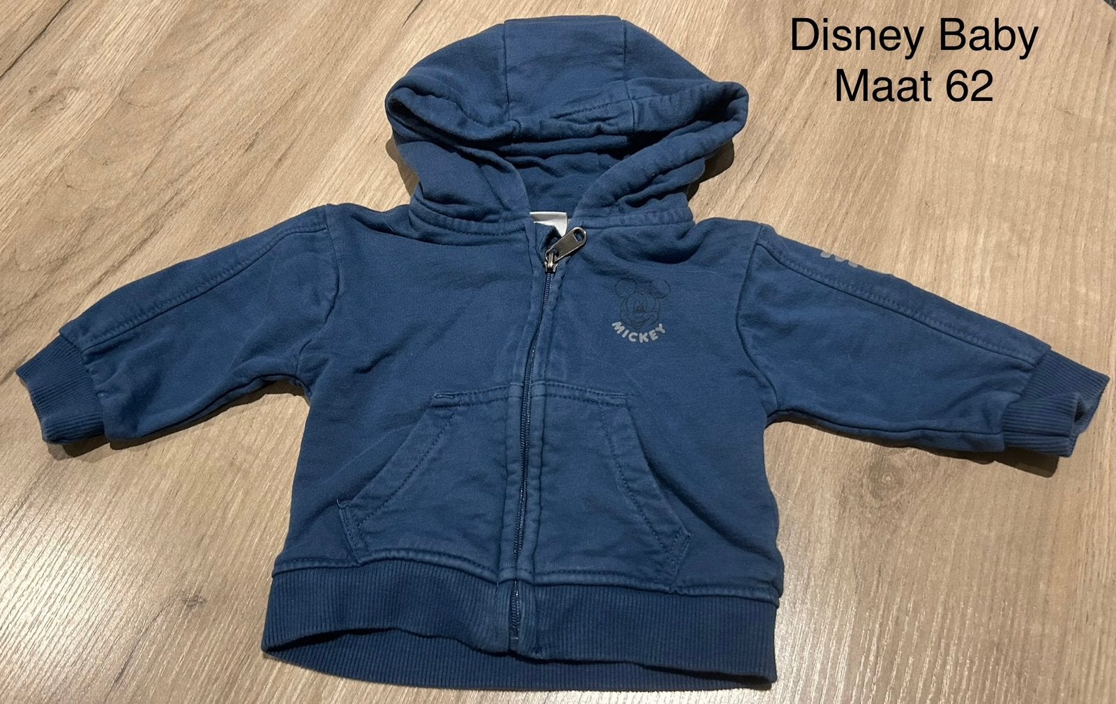 Hoodie met rits (Disney Baby, maat 62), Enlèvement ou Envoi, Comme neuf, Pull ou Veste