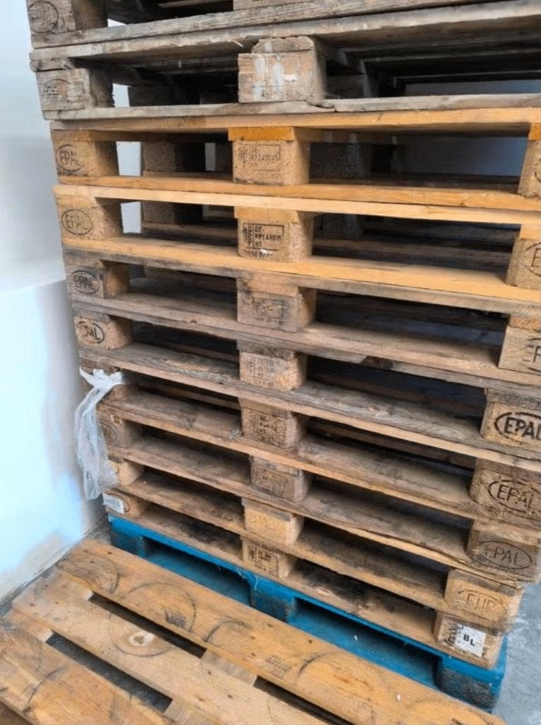 Europalleten in goede staat, Ophalen