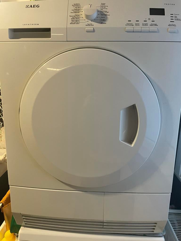 AEG droogkast, Elektronische apparatuur, Ophalen, 6 tot 8 kg, Gebruikt, Anti-kreukfase