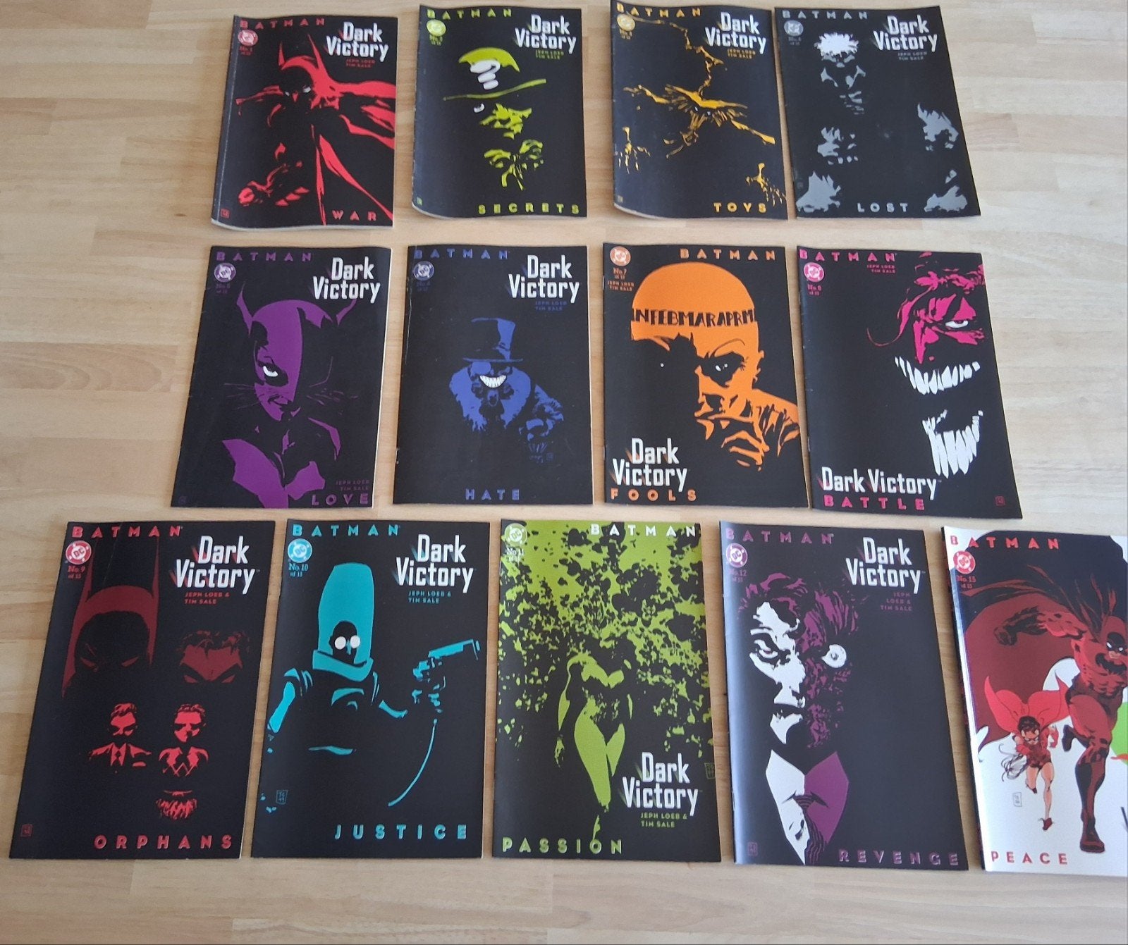 Batman Dark Victory, Boeken, Ophalen