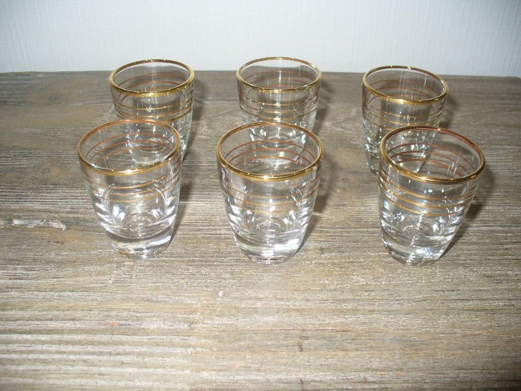 6 Borrelglaasjes, Verzamelen, Ophalen of Verzenden, Zo goed als nieuw