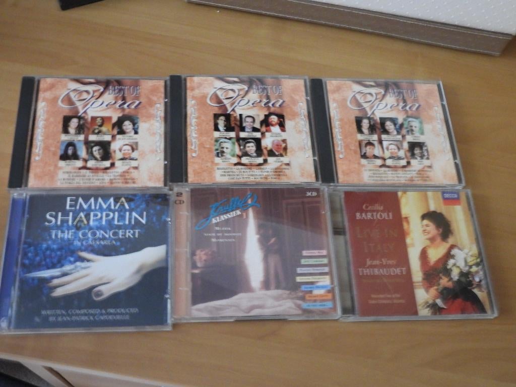 SET KLASSIEKE CD 's  6 stuks, Enlèvement ou Envoi, Comme neuf, Opéra ou Opérette