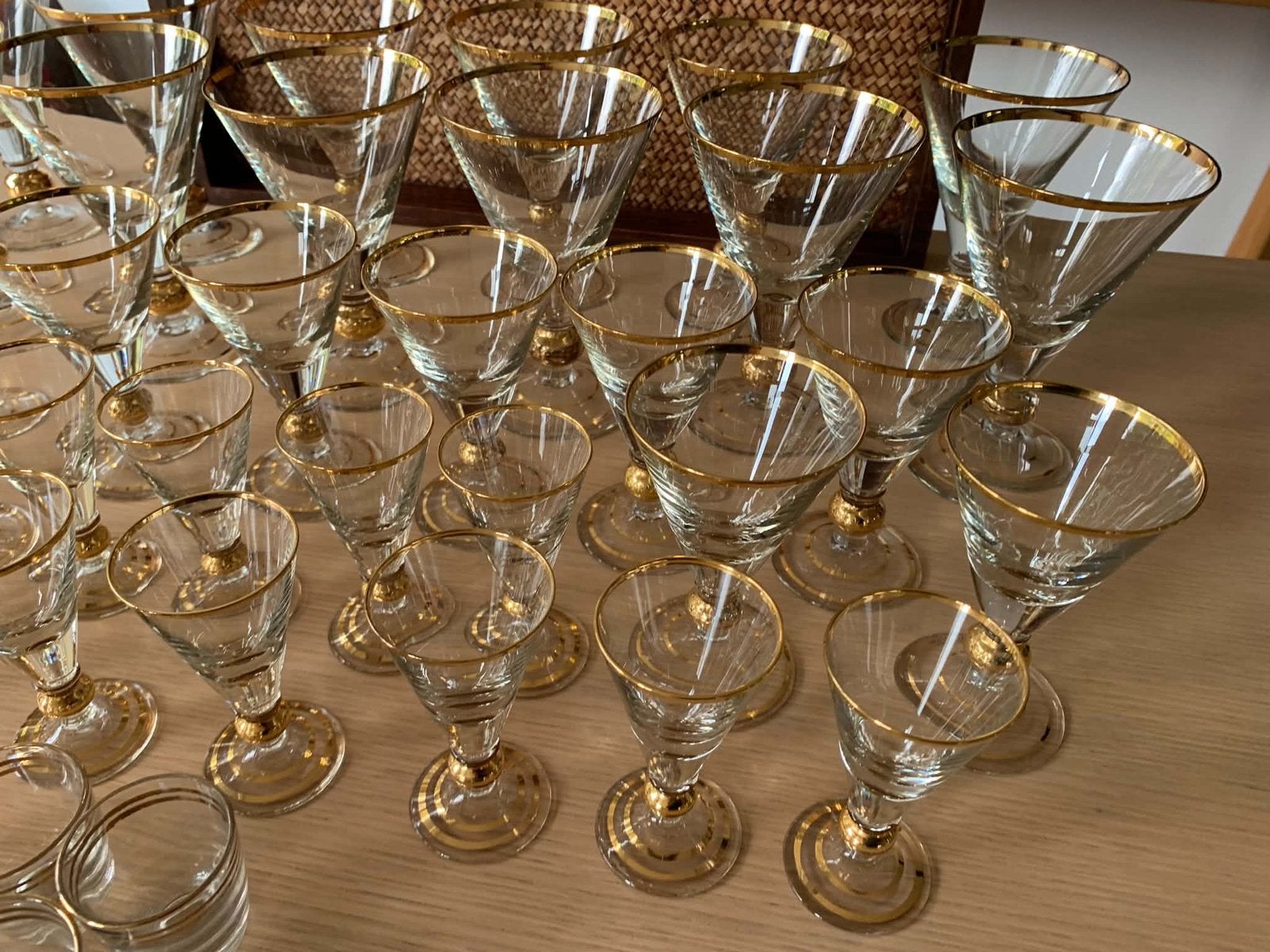 Set de verres vintage - années 50, Enlèvement, Comme neuf