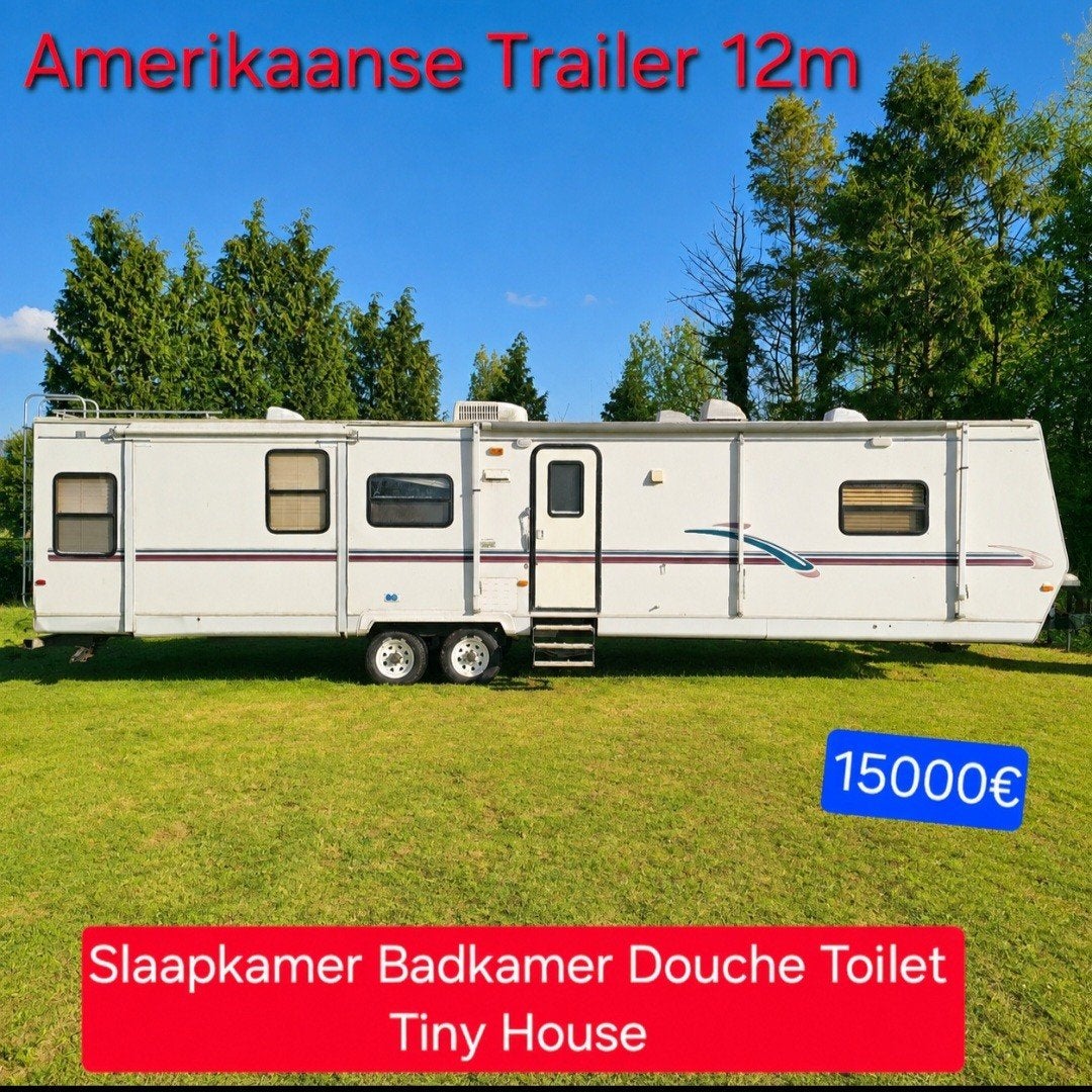 Caravan Amerikaanse trailer 11m woonwagen Tiny House bouw, Ophalen