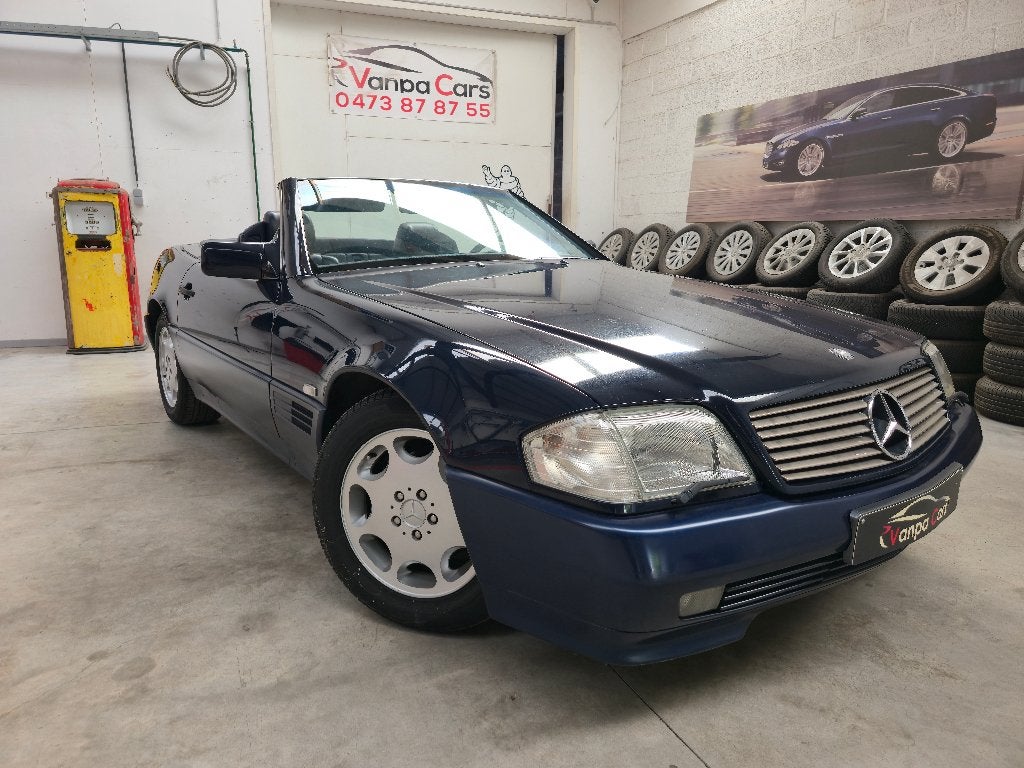 ⭐Mercedes SL300 R129  -  1992  -   140000km, Automaat, Achterwielaandrijving, Blauw, Bedrijf