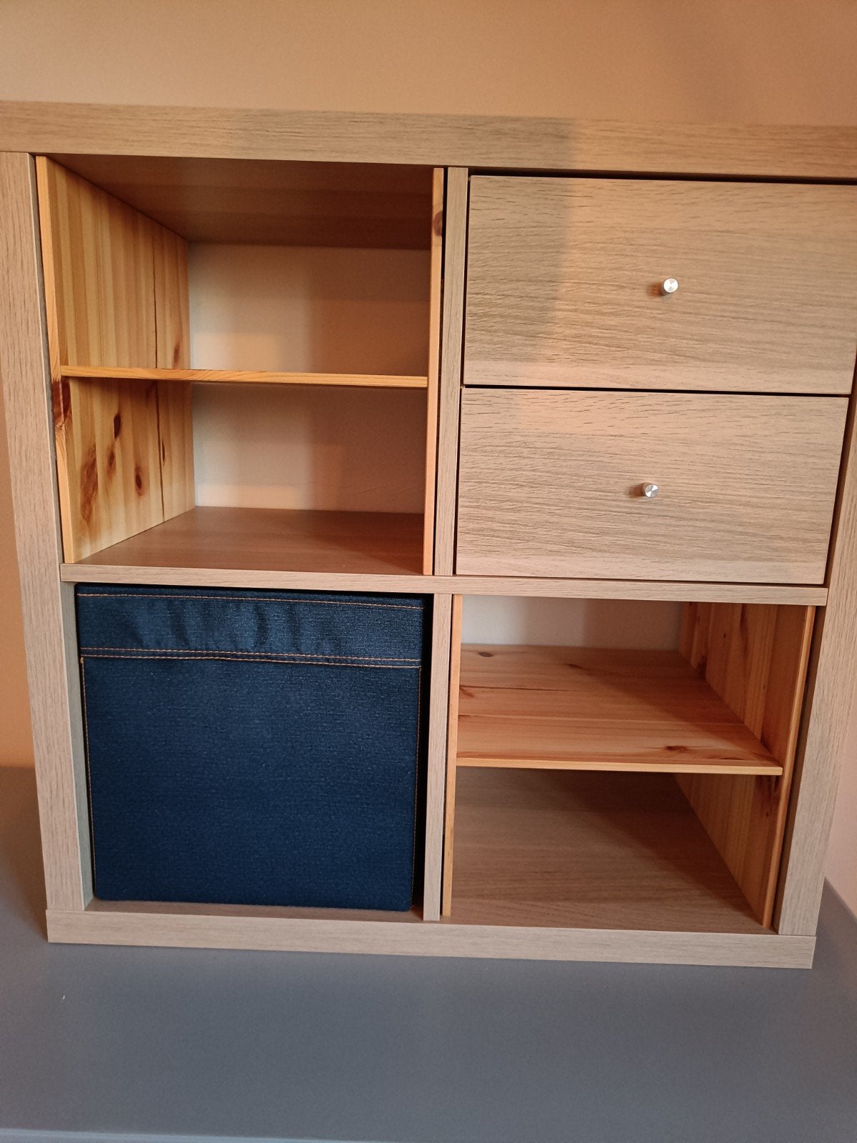 Kalax kast - houtskleur, Huis en Inrichting, Kasten | Boekenkasten, Ophalen