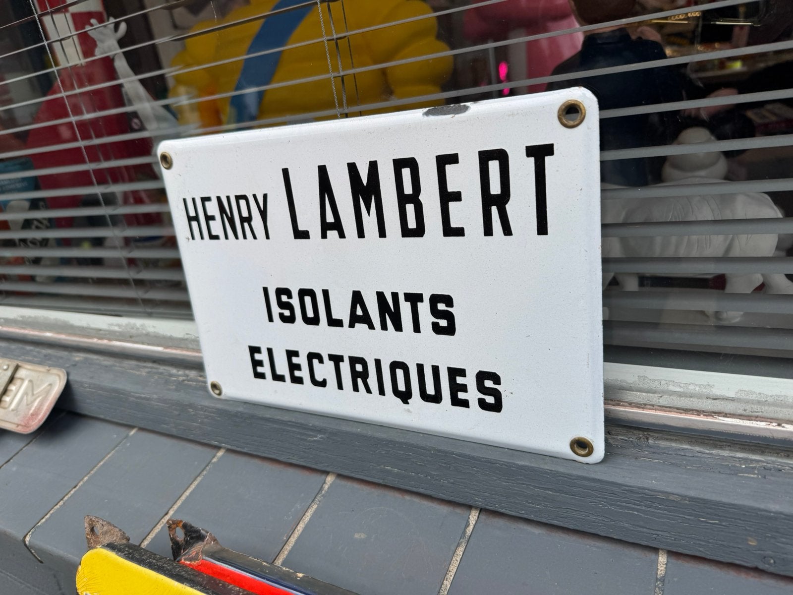 Henry Lambert emaille reclamebord, Ophalen of Verzenden