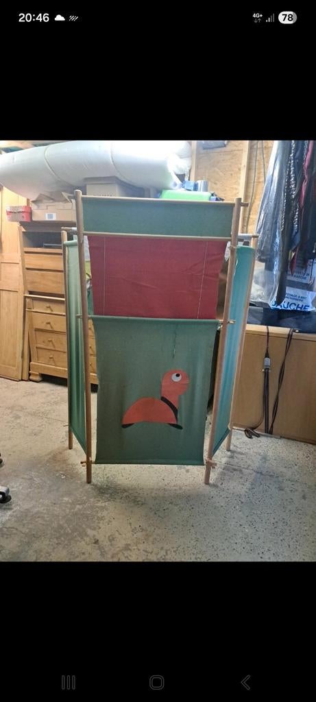 Poppentheater voor schetsen, vintage, Antiek en Kunst, Ophalen