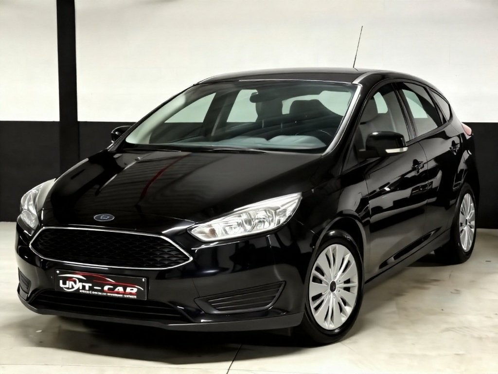 FORD FOCUS 1.0i BENZINE/AIRCO/ZETEL VERWARMING/GEKEURD/LEZ✅, Auto's, Ford, Dealer onderhouden, Stof, Zwart, 5 deurs
