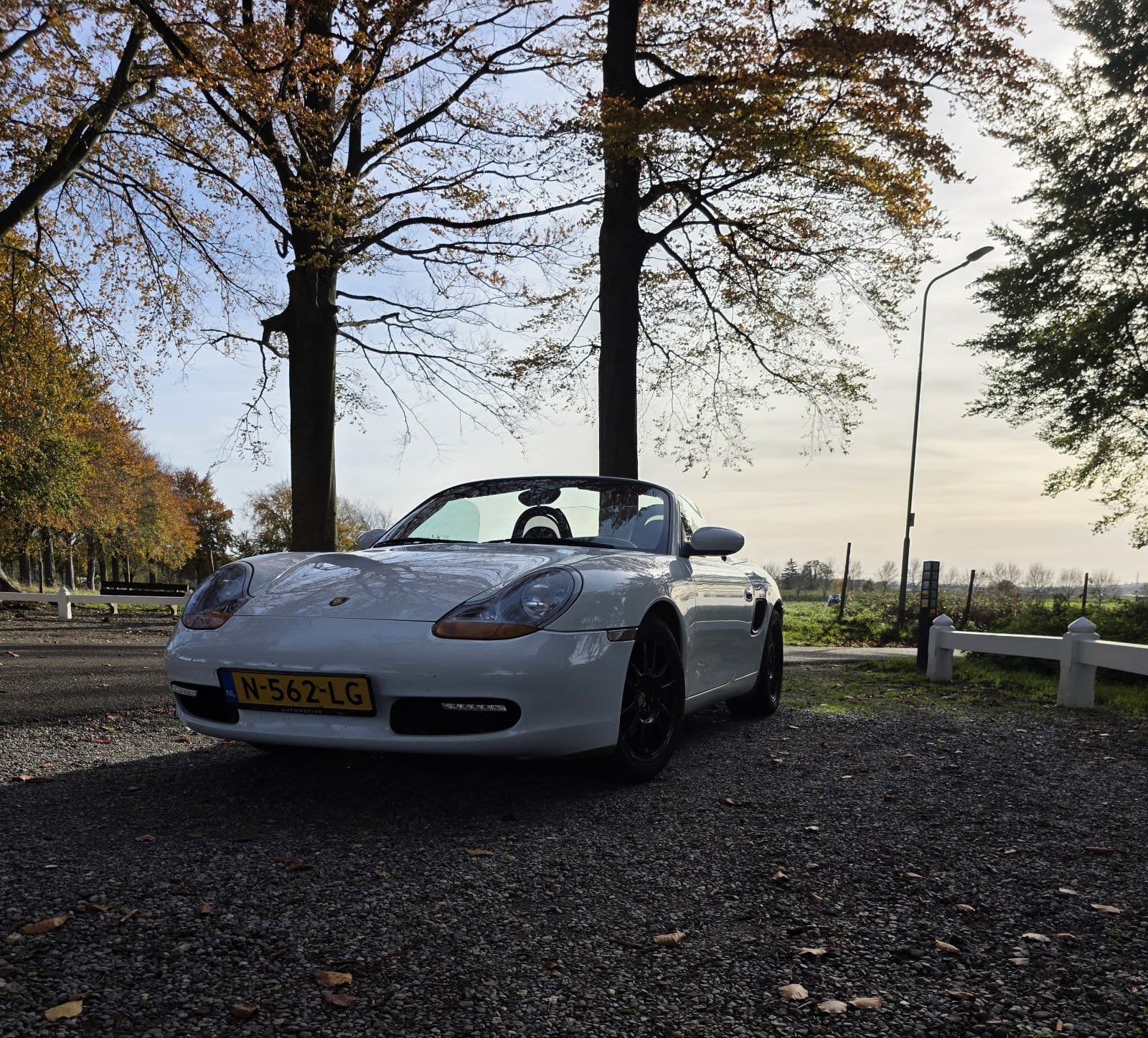 Porsche Boxster 986 1997 VERKOCHT, Auto's, Porsche, Cabriolet, Wit, Particulier, 2 zetels