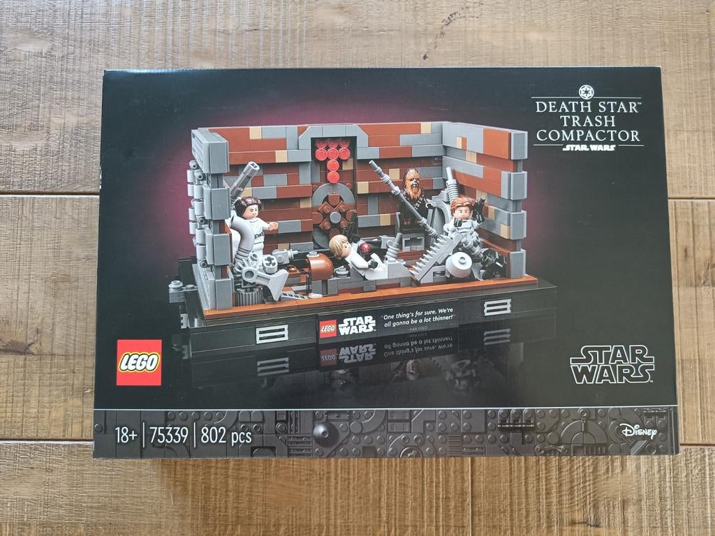 Lego star wars 75339 trash compactor diorama, Enlèvement ou Envoi, Neuf, Ensemble complet, Lego