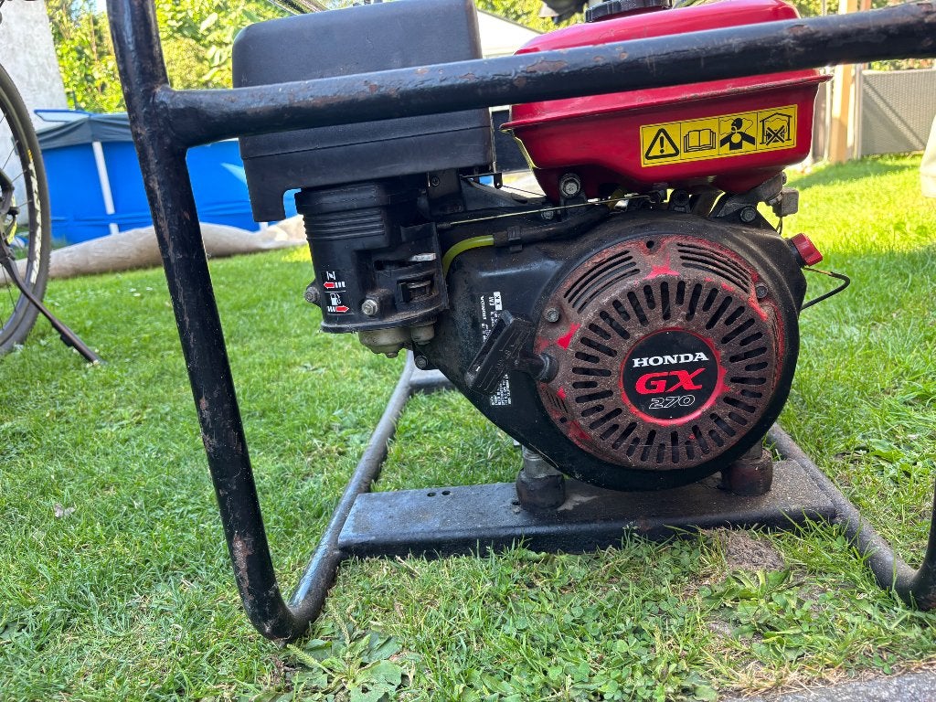 Honda GX270 GENERATOR, Doe-het-zelf en Bouw, Aggregaten, Ophalen, Gebruikt, Minder dan 5 kVA, Benzine