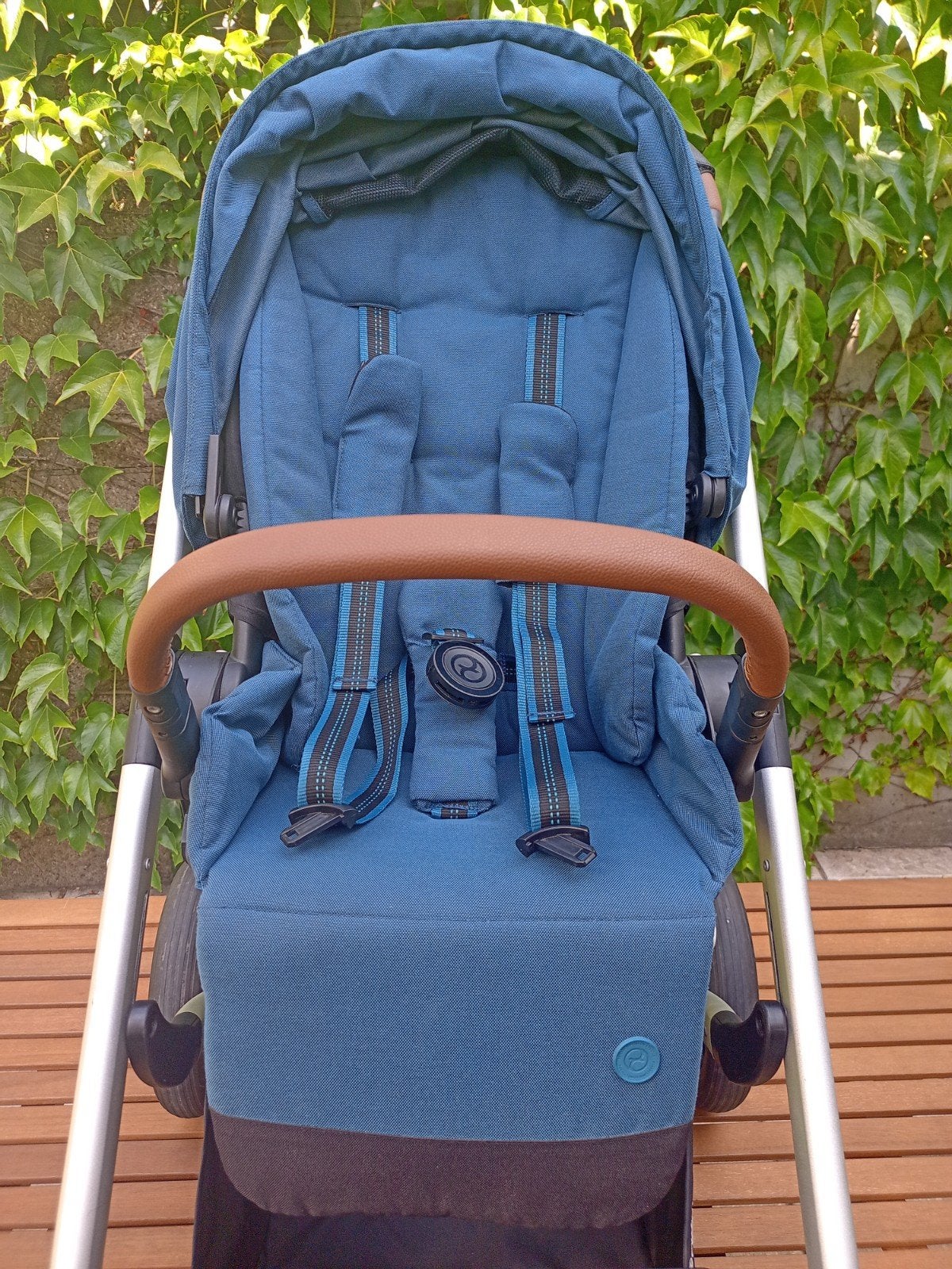 Cybex Balios S Lux kinderwagen River Blue., Ophalen, Gebruikt, Overige merken, Regenhoes